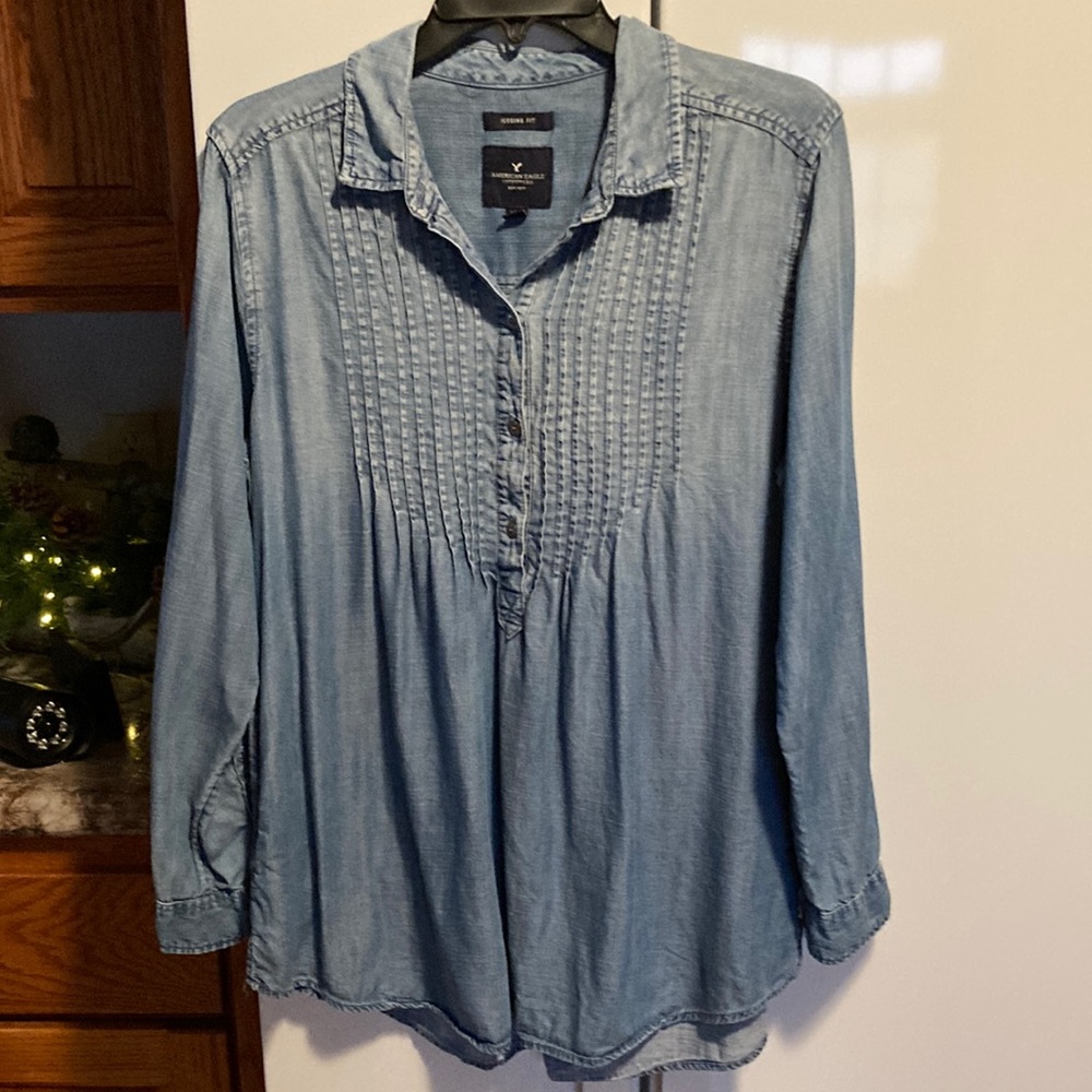 Denim American Eagle Top